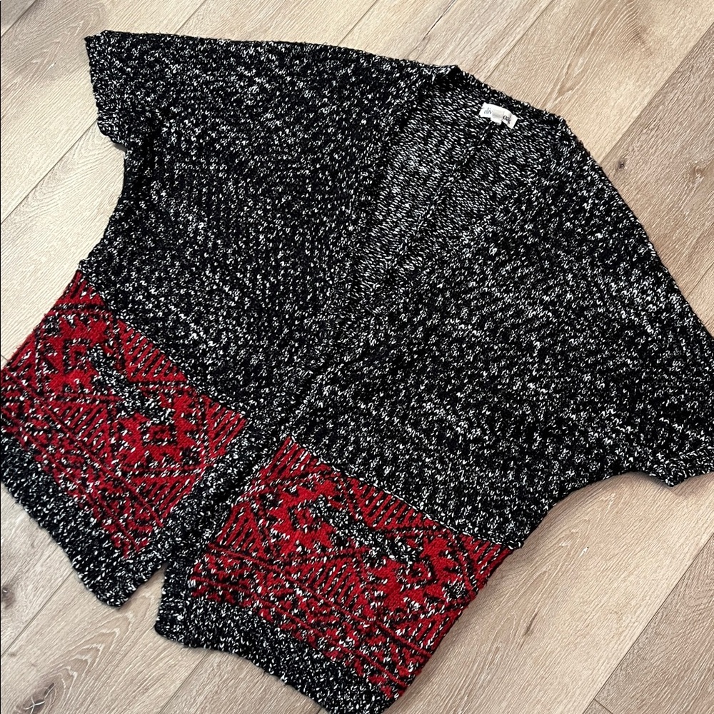 Olive & Oak ~ misses L heavy knit open cardigan sweater with pockets, cosy, warm